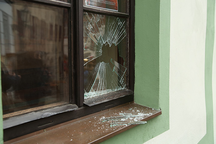 A2B Glass are able to board up broken windows while they are being repaired in Birkenhead.